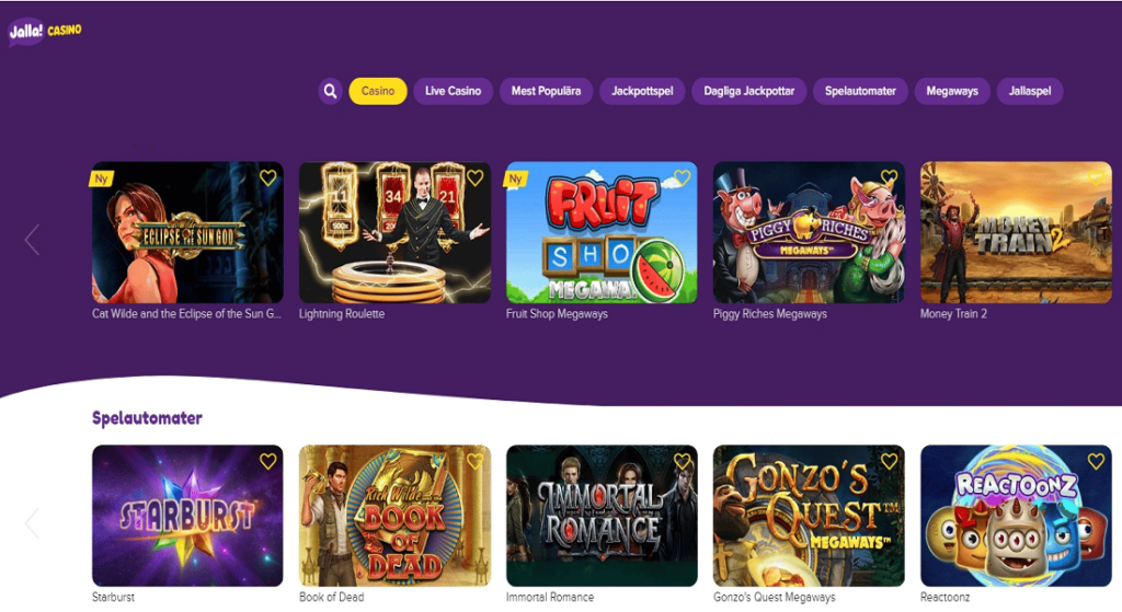 Jalla Casino Login