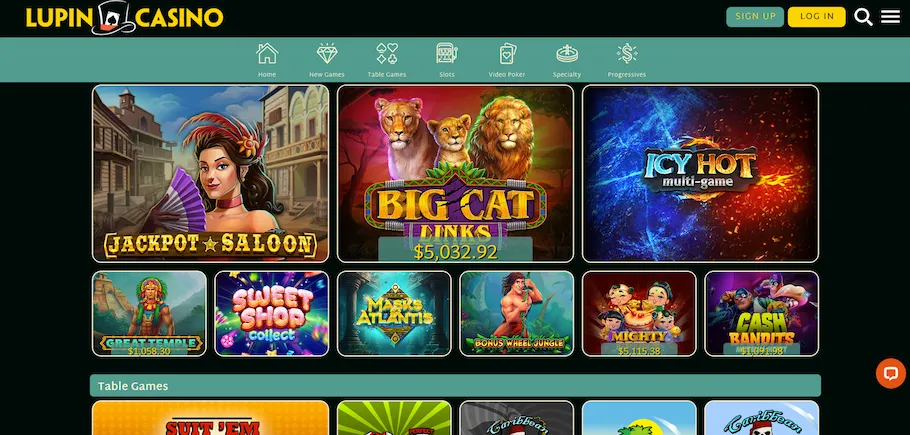 Lupin Casino Review