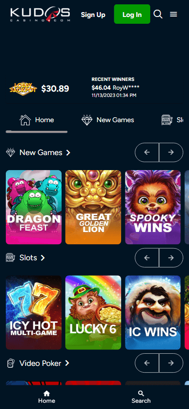 Kudos Casino Login