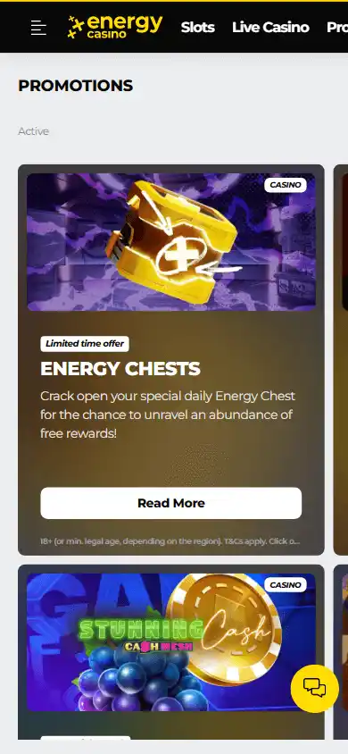 Energy Casino Login