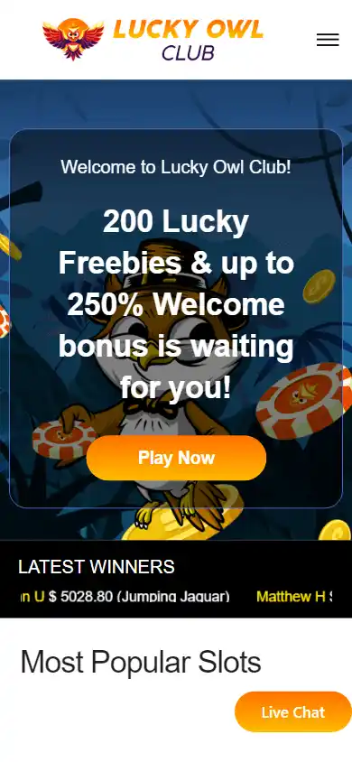 lucky Owl Casino Bonus Code