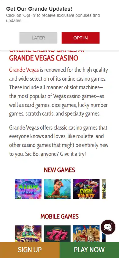 Grande Vegas Casino