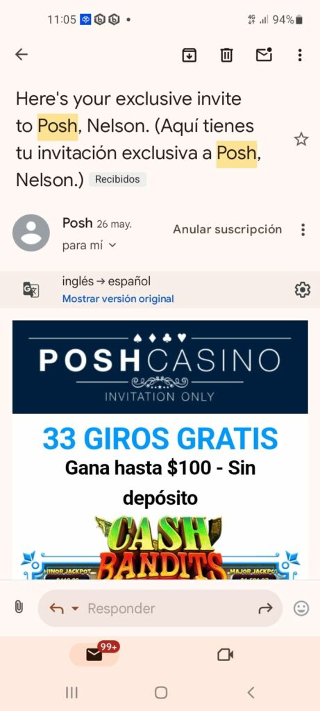 Posh Casino Login