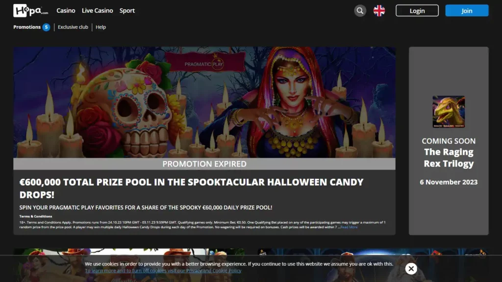 Hopa Casino Review