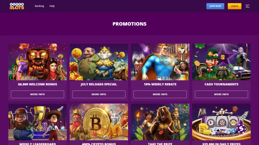 Super Slots Casino Login