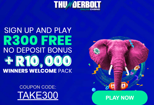 Thunderbolt Casino No Deposit Bonus