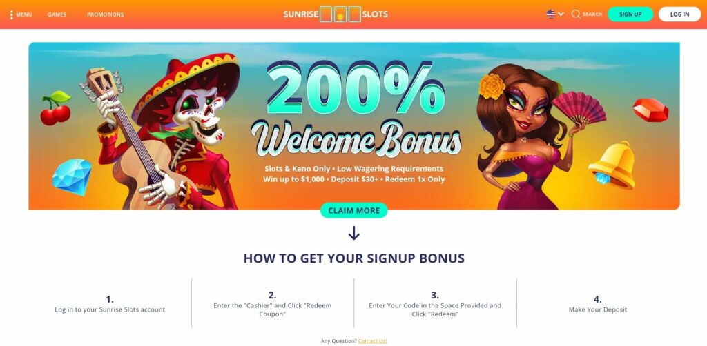 Sunrise Casino No Deposit