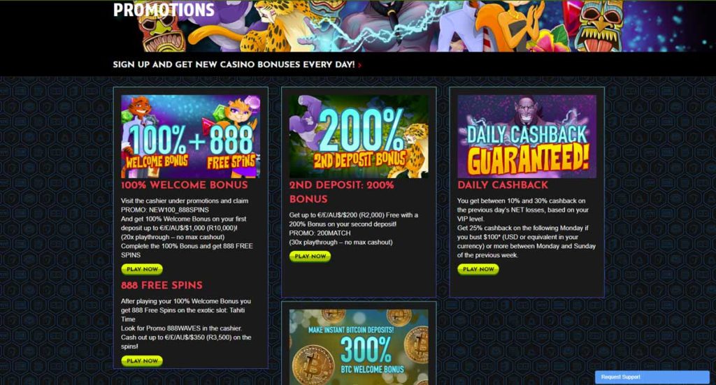 Paradise 8 Casino Bonus Codes