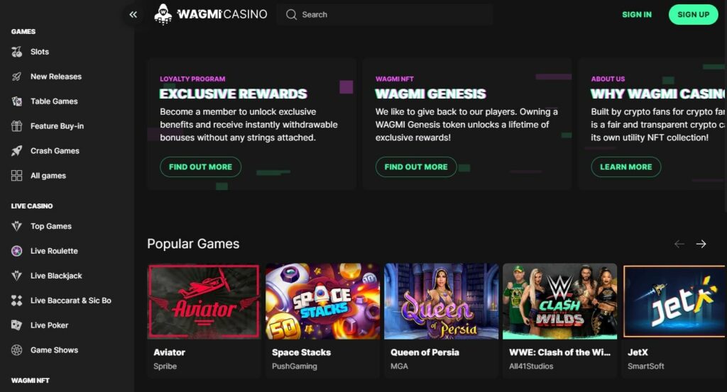 Wagmi Casino Review