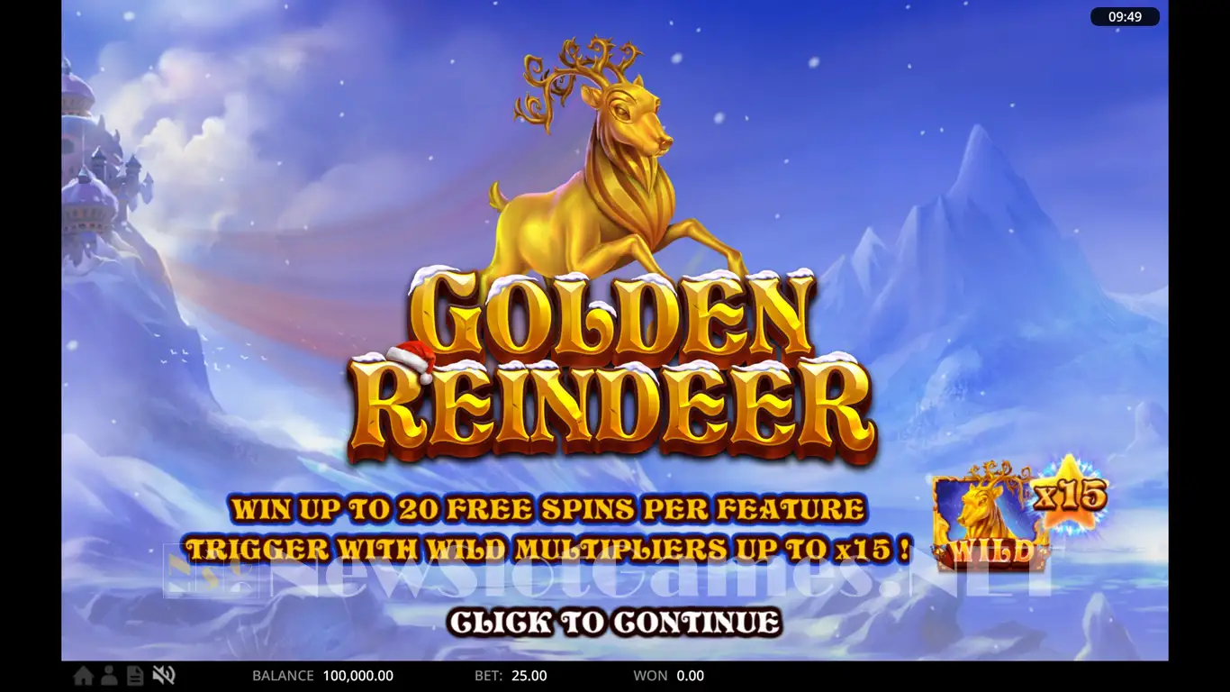 Golden Reindeer