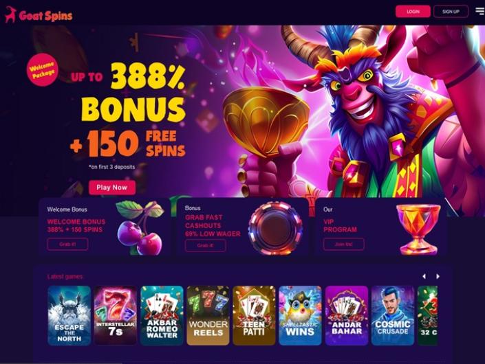 Goat Spins Casino No Deposit Codes